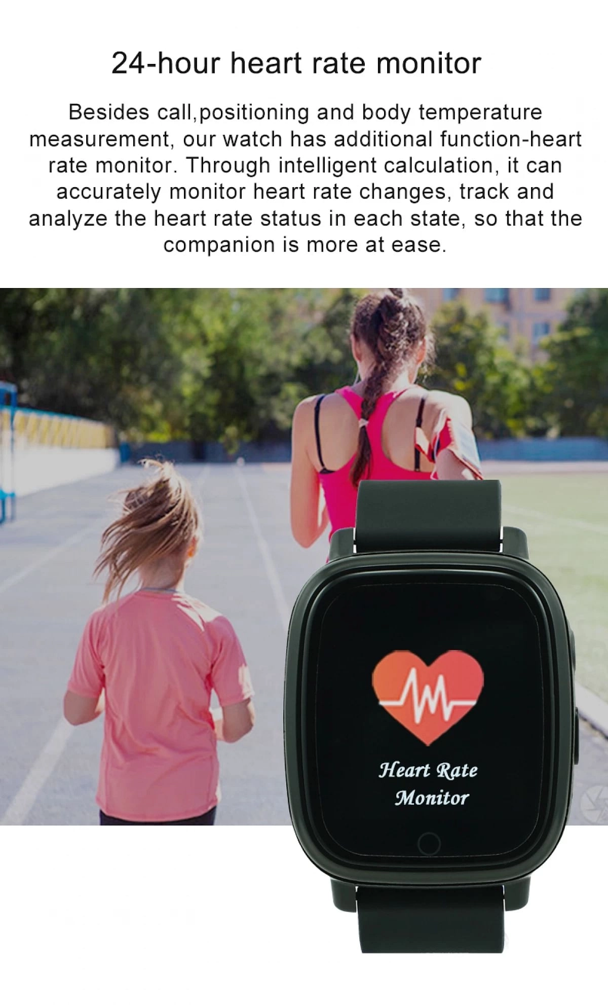 Sekyo Shield black Health GPS Phone Smart Watch for Kids Black 3Y+