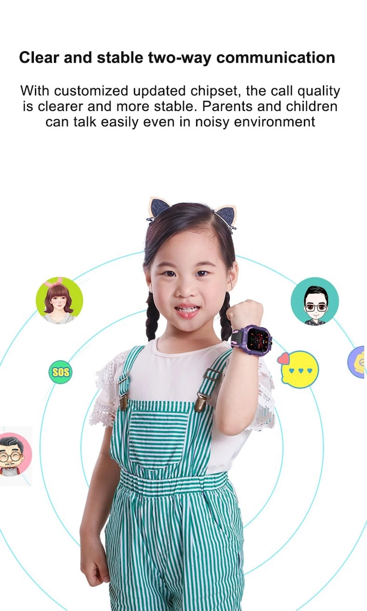 Sekyo Spin Purple phone watch for kids Purple 3Y+