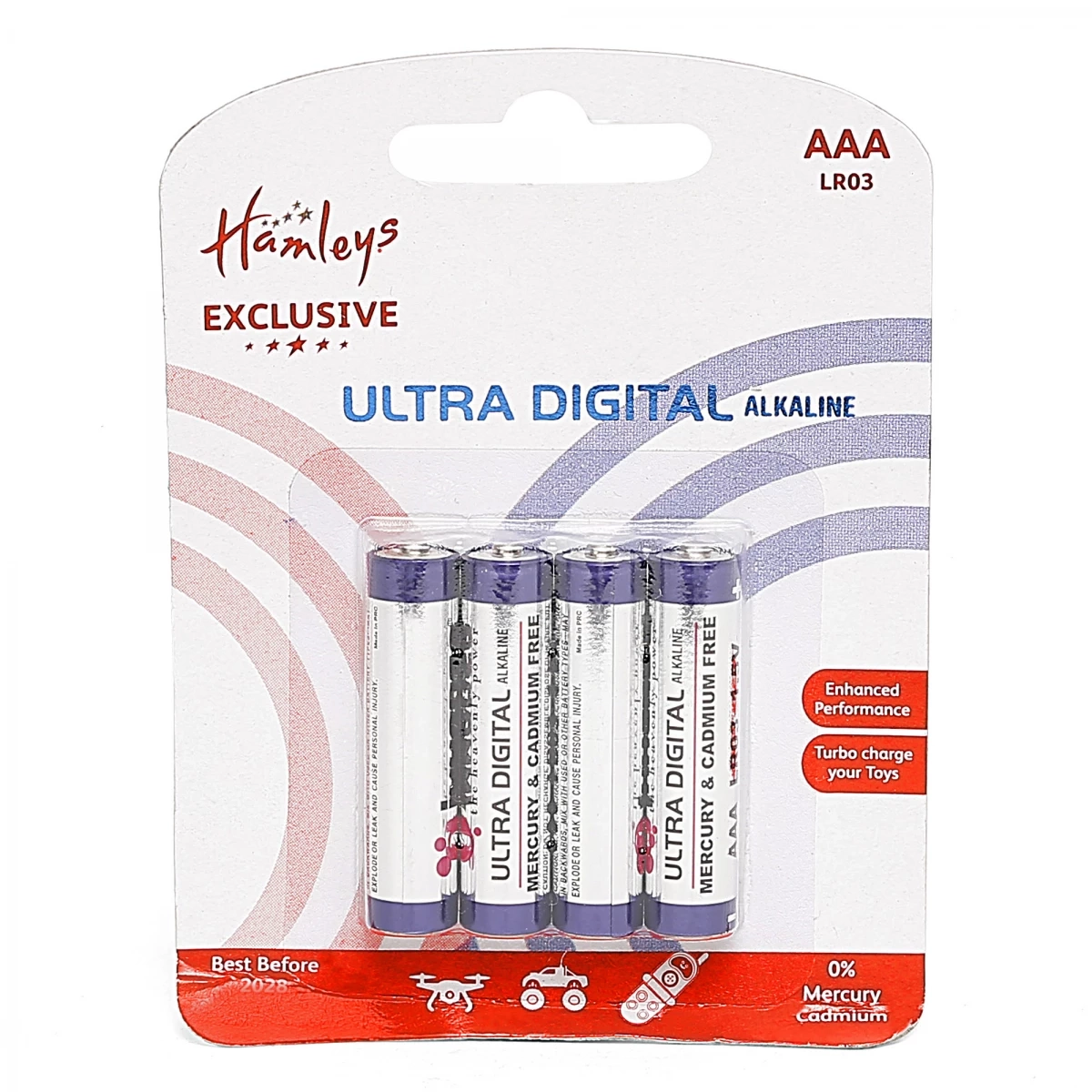 Immense LR03 AAA Alkaline Battery Pack of 4 6Y+