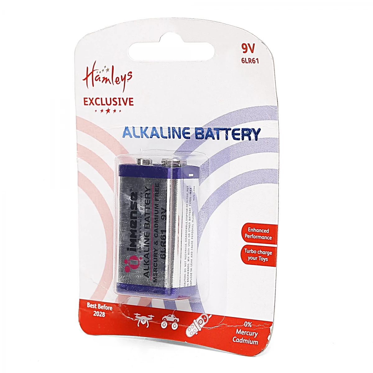 Immense 6LR61 9V Alkaline Battery Pack of 1 6Y+