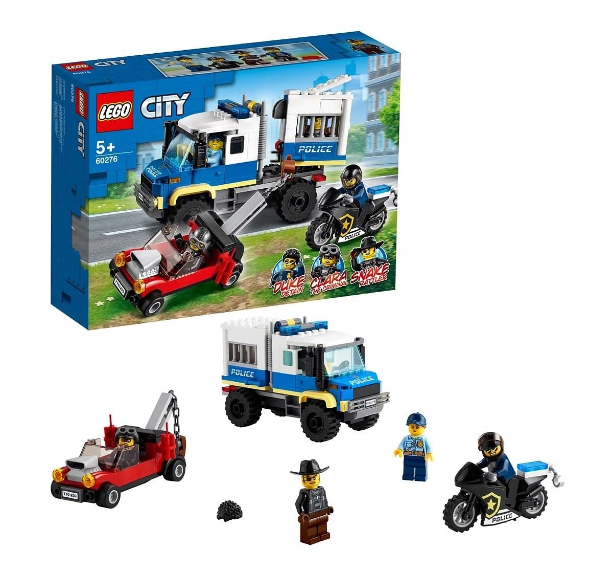 Lego Police Prisoner Transport Lego Blocks for Kids Age 5Y+