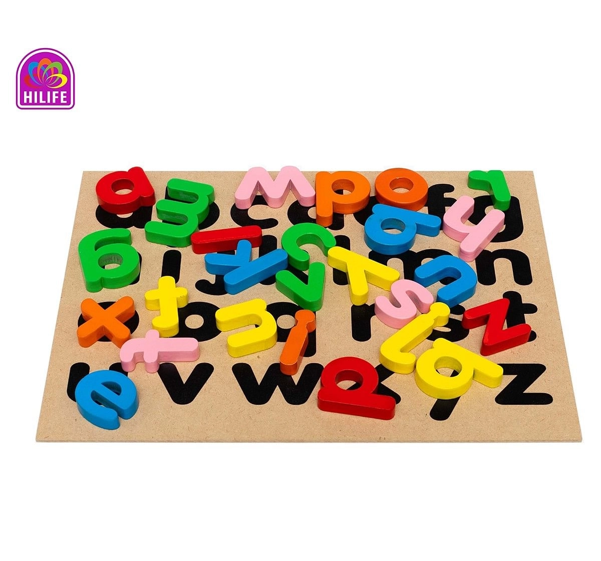 Hilife English Alphabet Puzzle 3 Layers Lowercase,  3Y+ (Multicolor)