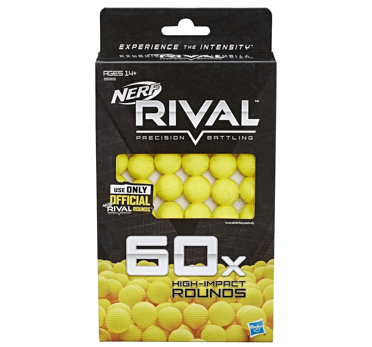 NERF Rival 60-Round Refill Pack, Compatible with NERF Rival Blasters, Multicolor, 14Y+