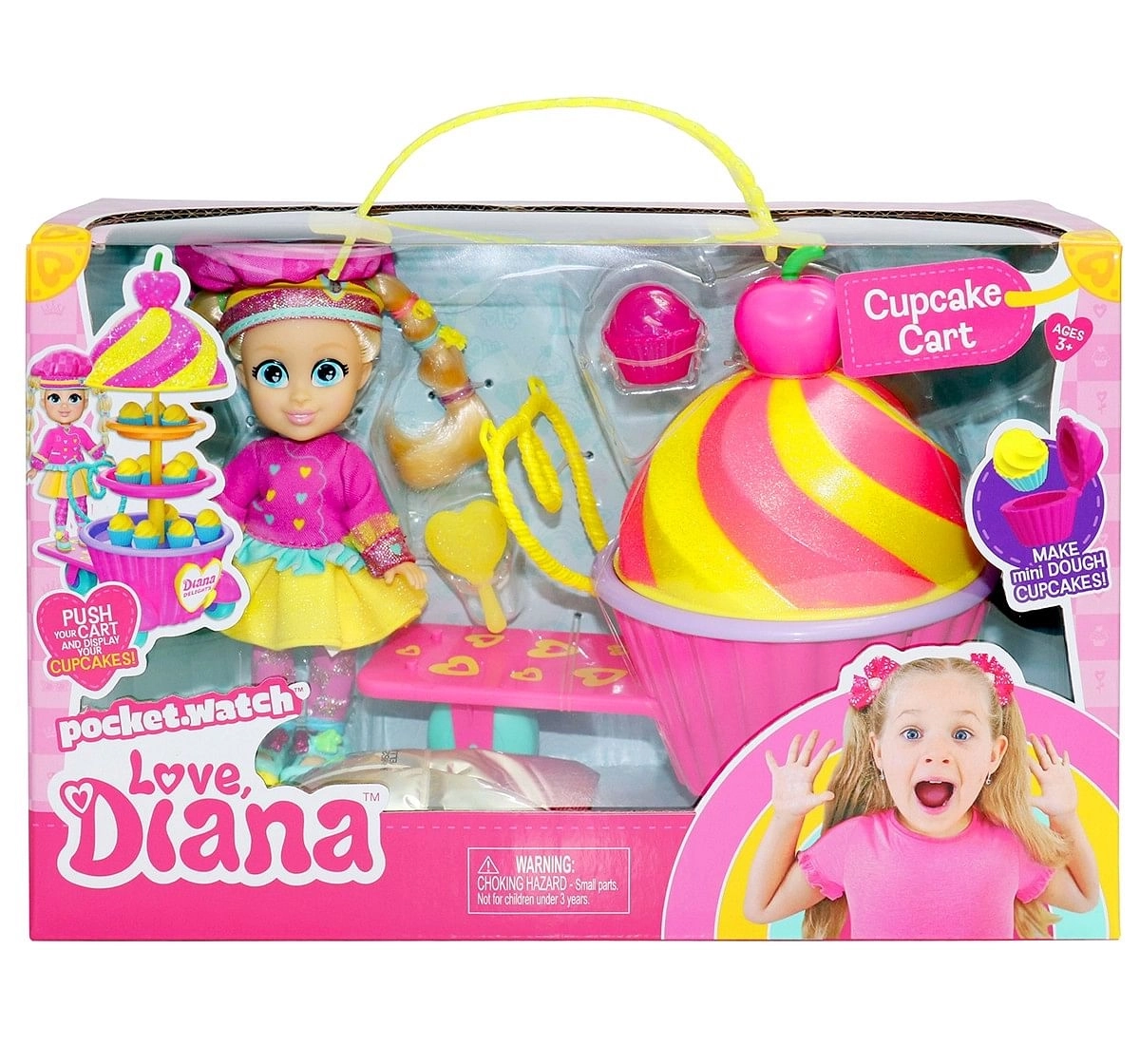 Love Diana Cupcake Foodcart Playset for age 3Y+