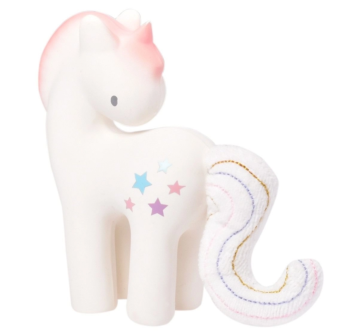 Cotton Candy Unicorn Rattle with Crinkle tail for Kids age 0M+