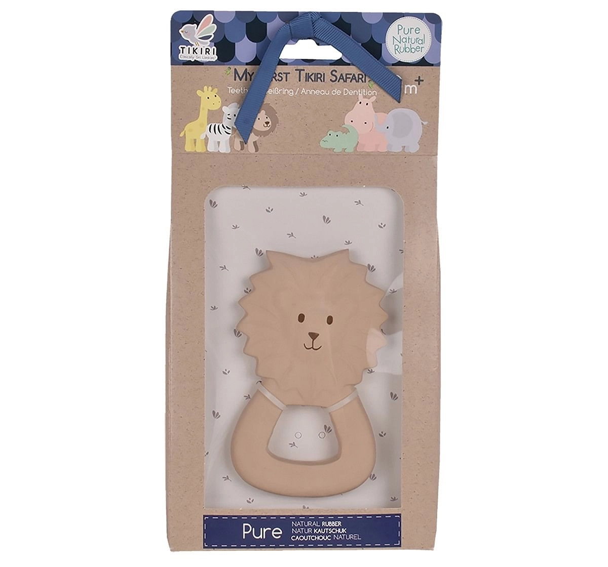 Lion Natural Rubber Teether for Kids age 0M+