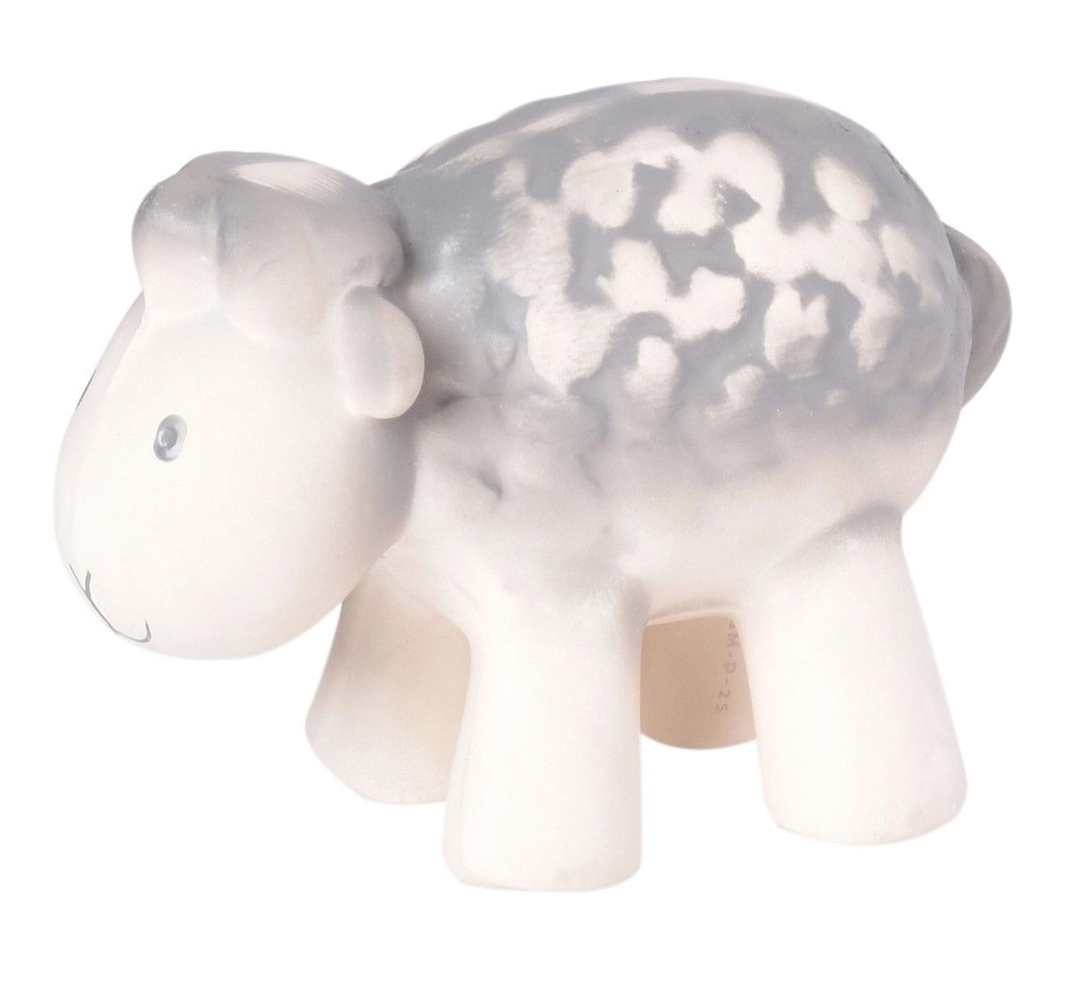 Tikiri Toys Sheep Natural Rubber Rattle & Bath Toy, 0M+ (Multicolor)