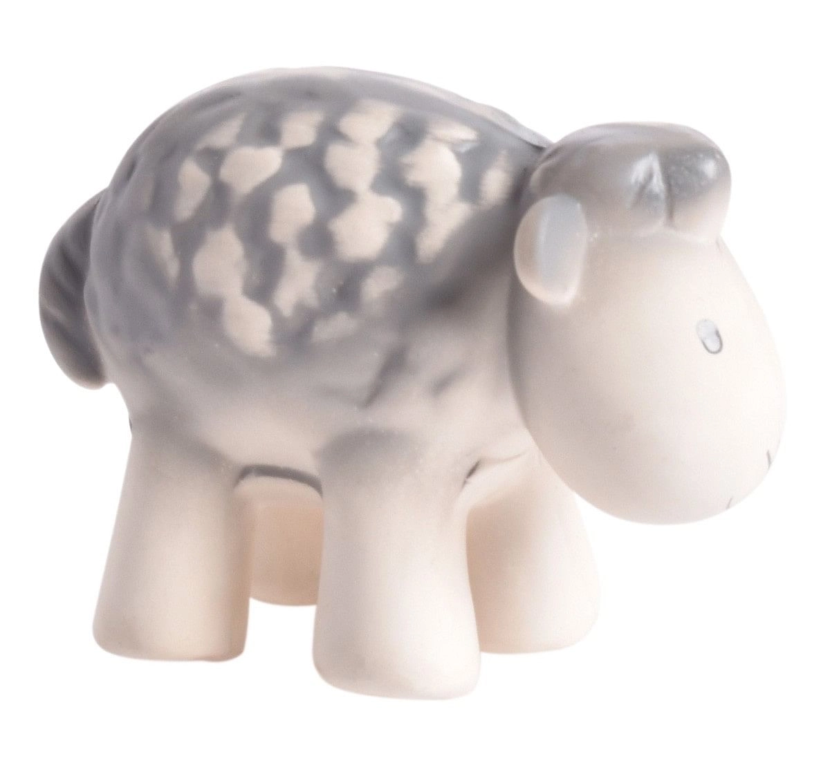 Tikiri Toys Sheep Natural Rubber Rattle & Bath Toy, 0M+ (Multicolor)
