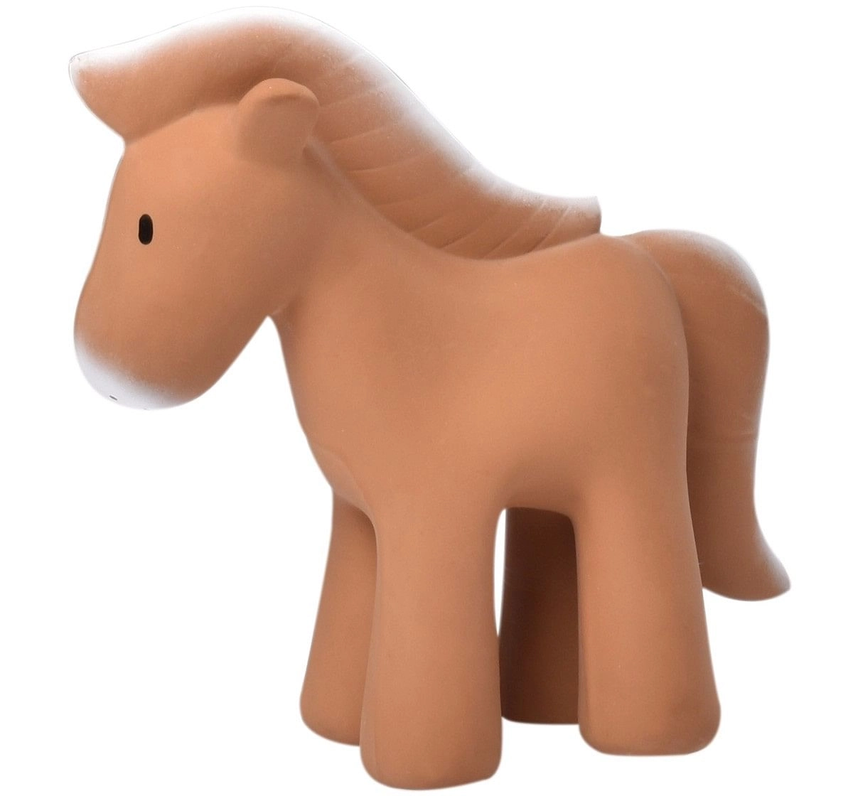 Tikiri Toys Horse Natural Rubber Rattle & Bath Toy, 0M+ (Multicolor)