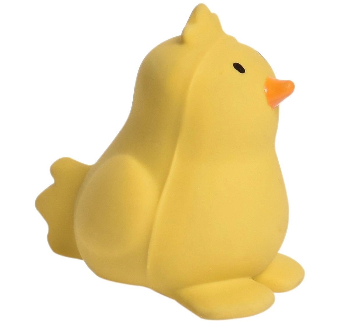 Tikiri Toys Chick Natural Rubber Rattle & Bath Toy, 0M+ (Multicolor)