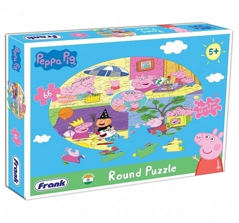 Peppa Pig Round Puzzle 66 pcs, 5Y+