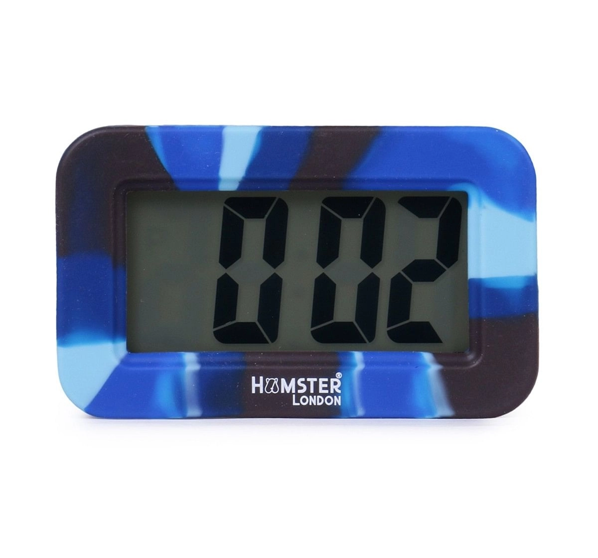 Hamster London Digital Silicon Alarm Clock Blue, 6Y+