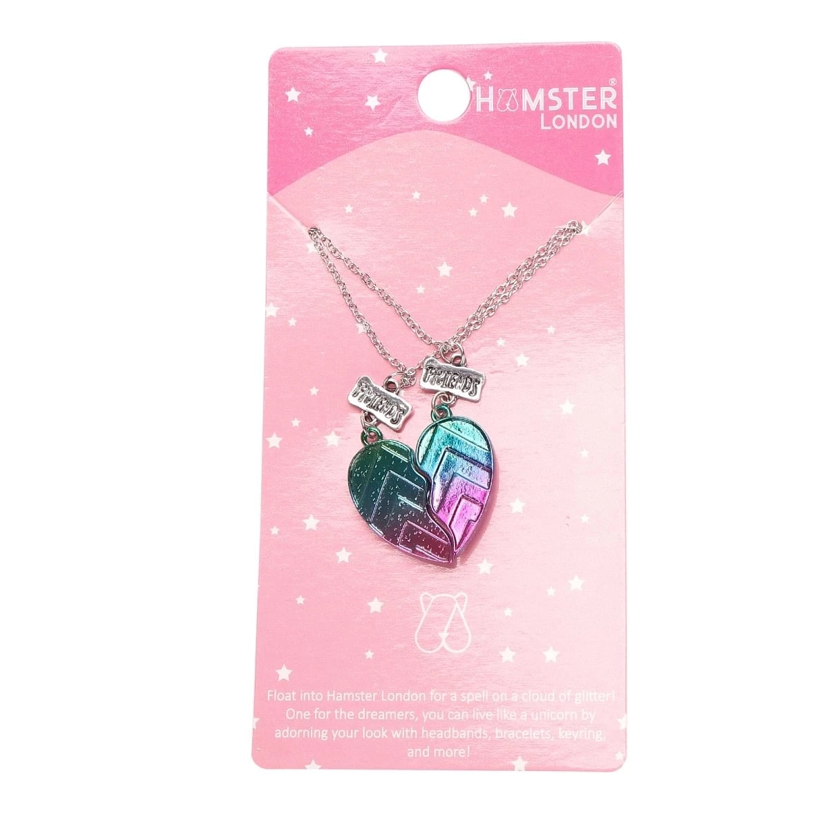 Hamster London Necklace Heart, Polyurethane, 3Y+, Multicolour