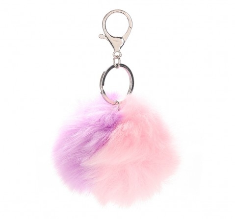 Ball Fur Keychain by Hamster London for Handbag, Home Key, Car Key, etc, 3Y+