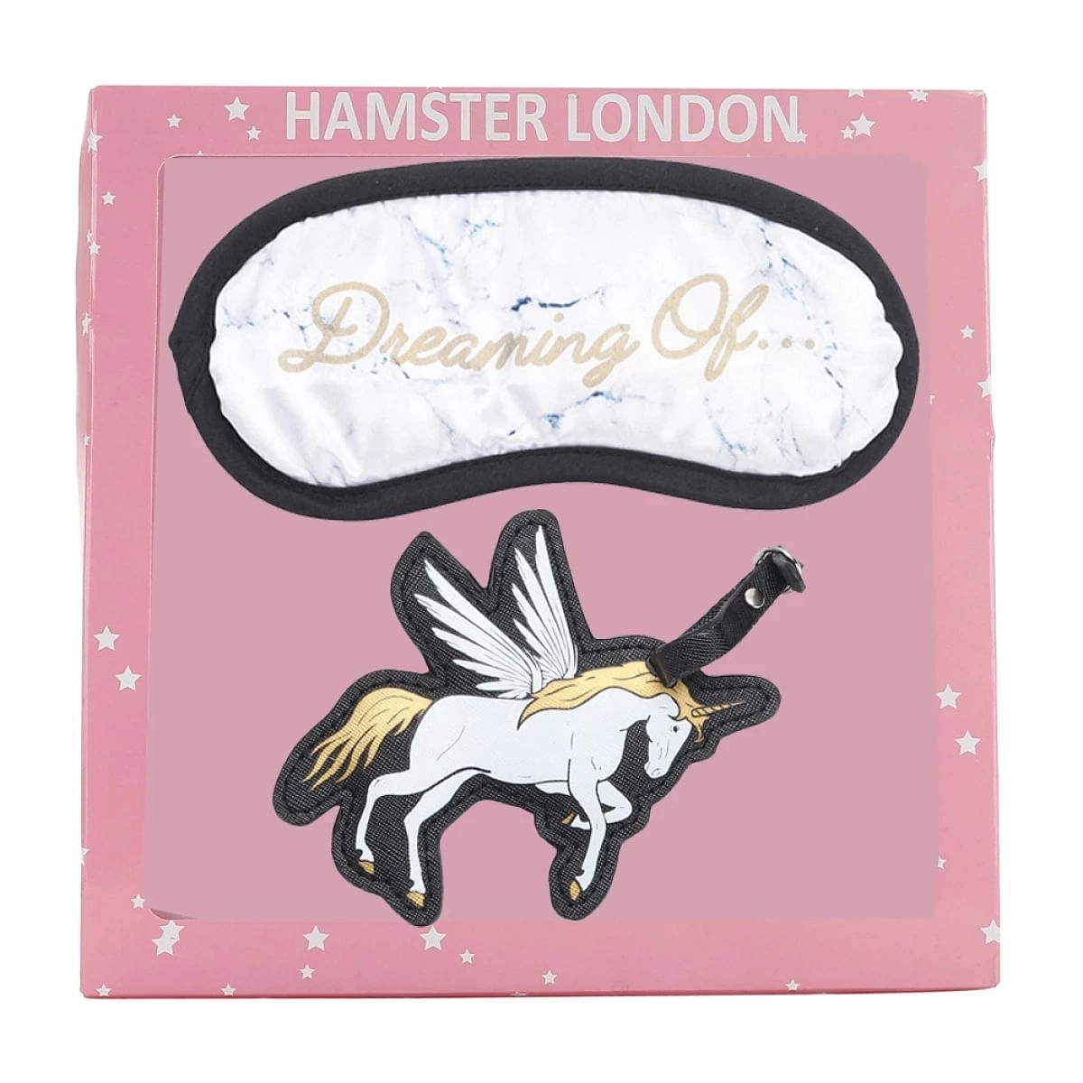 Hamster London Unicorn Eye Mask, Sliver, Polyurethane, 3Y+