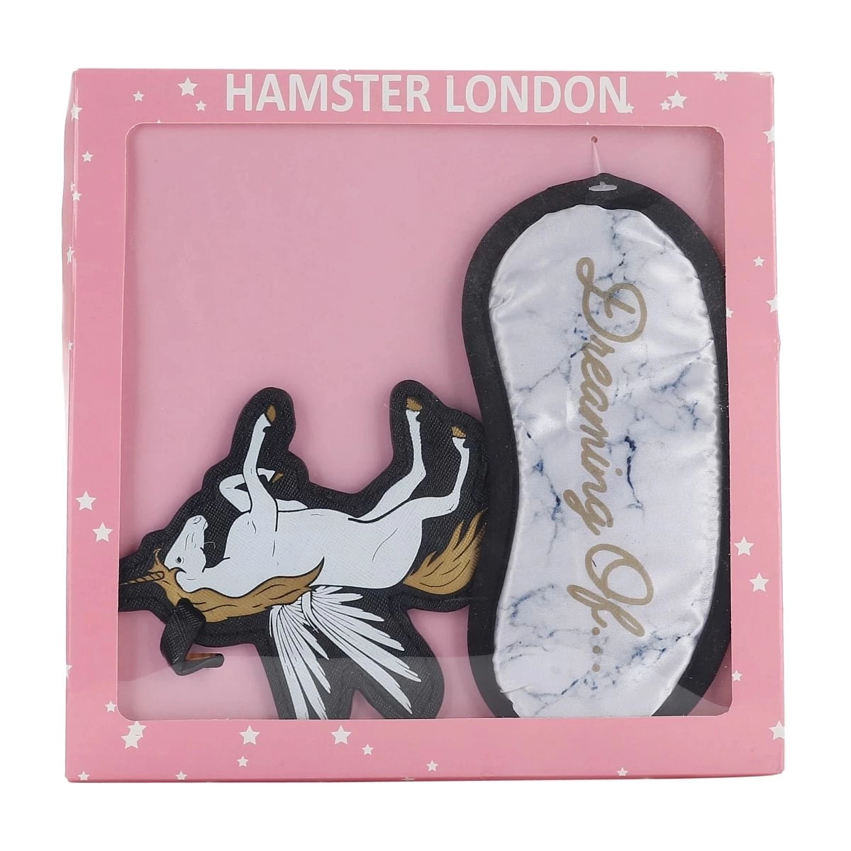 Hamster London Unicorn Eye Mask, Sliver, Polyurethane, 3Y+