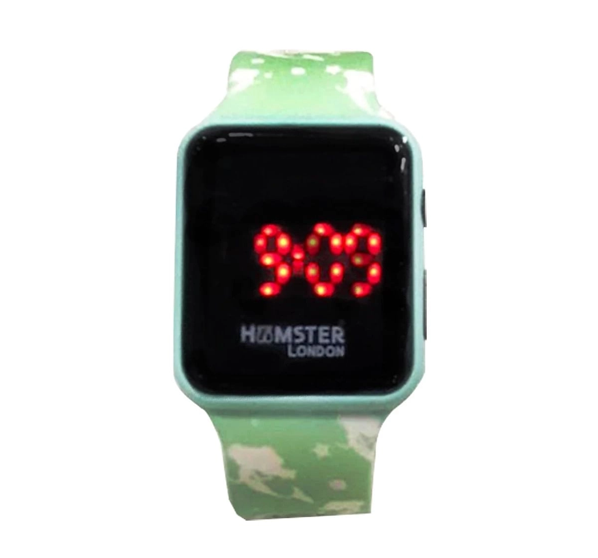 Hamster London Silicon Mermaid Green Digital Watch For Kids, 3Y+
