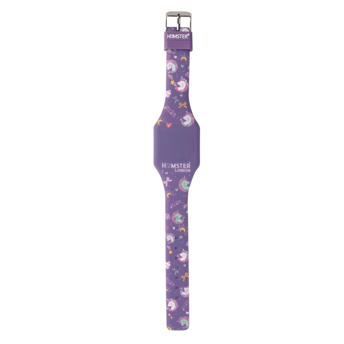 Hamster London Uni Digital Watch For Kids, 6Y+, Purple