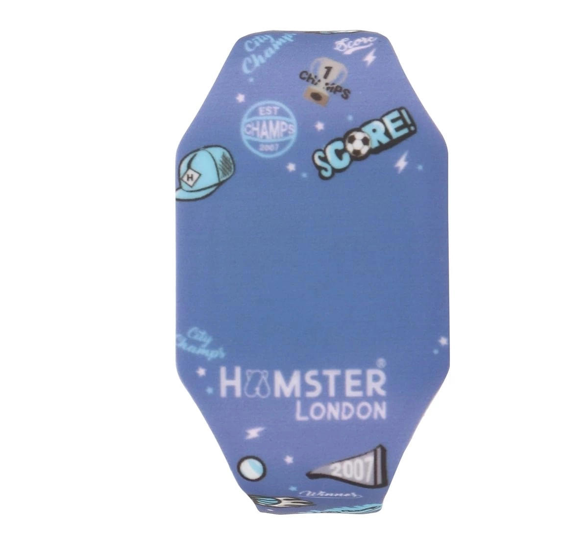 Hamster London Silicon Football Bts Blue Digital Watch For Kids, 3Y+