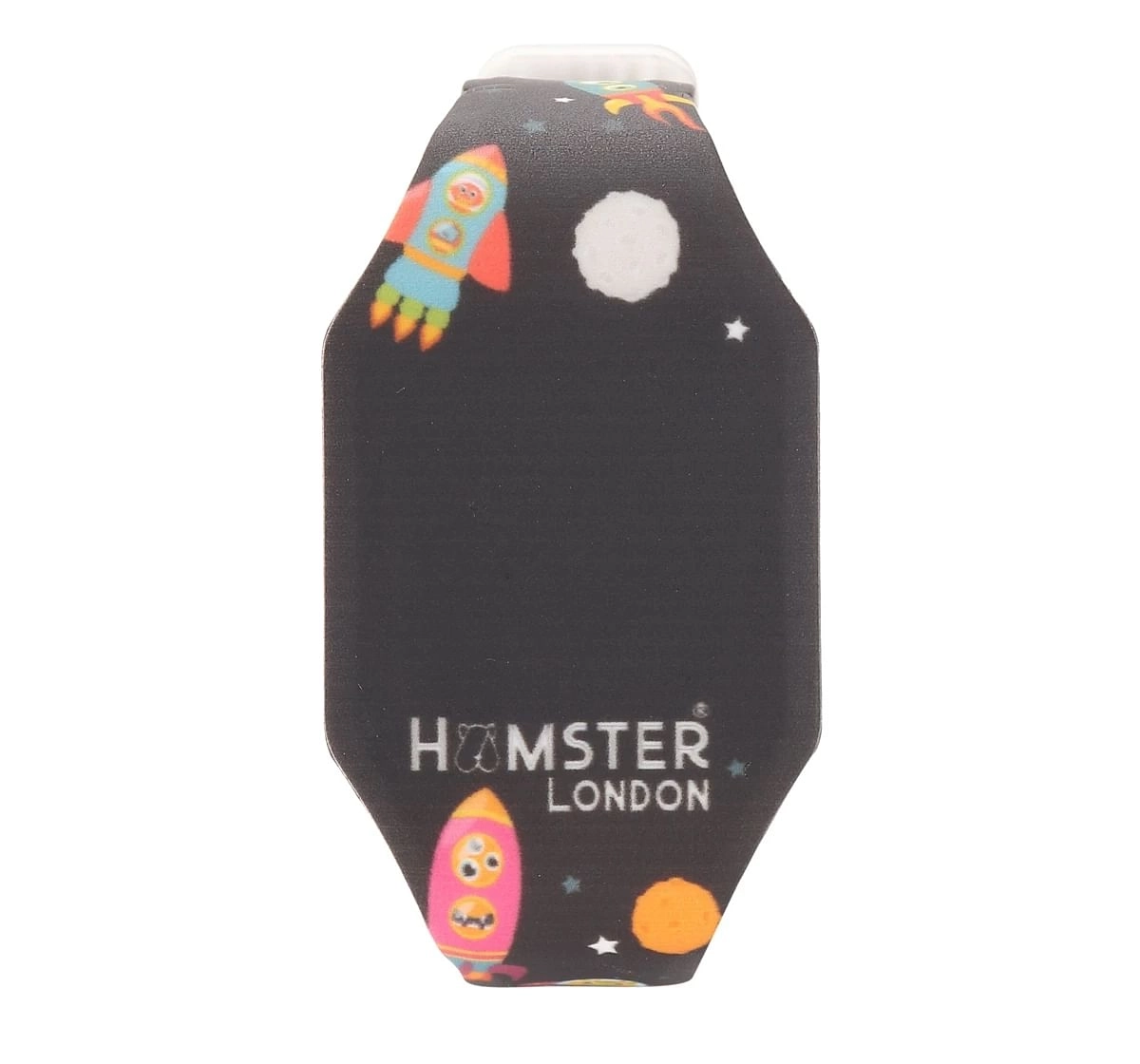 Hamster London Silicon Space Rocket Digital Watch For Kids, Orange, 3Y+
