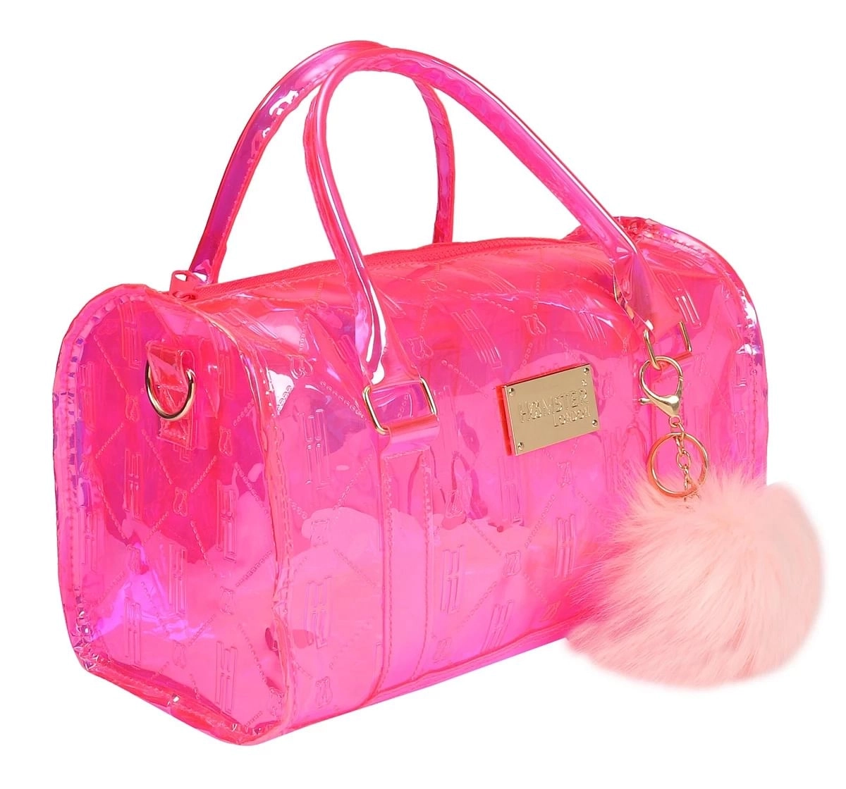 Hamster London Raver Duffle Bag, Pink, Medium, 8Y+