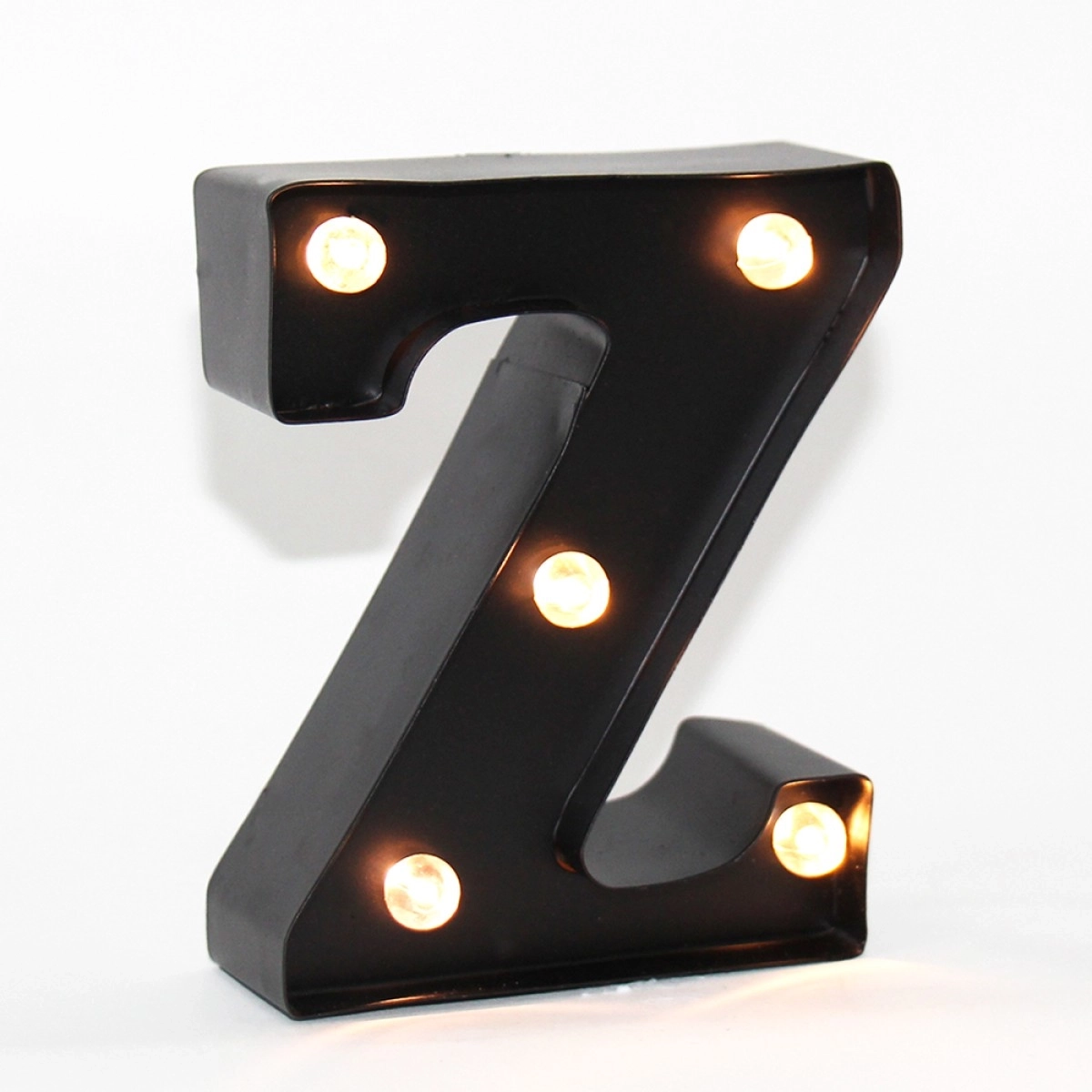 Hamster London Alphabet Z Led Light Black