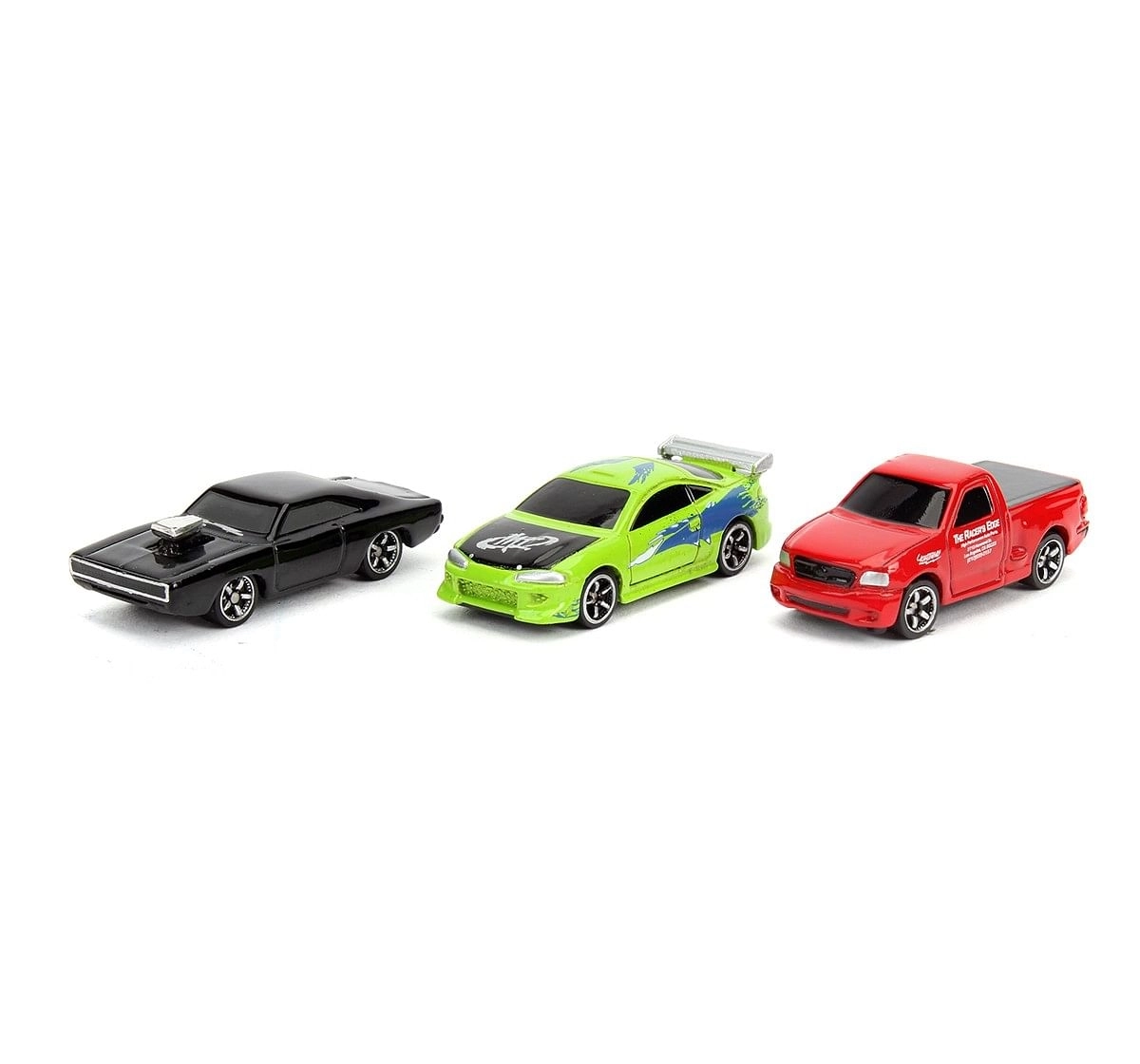 Fast & Furious 1.65" 3-Pack Nano for Kids age 3Y+, Multicolor