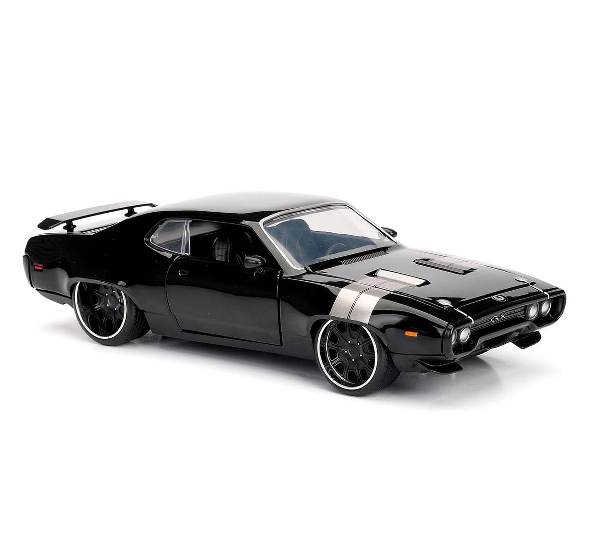 Fast & Furious 1:24 - FF8 1972 Plymouth GTX for Kids age 8Y+, Black