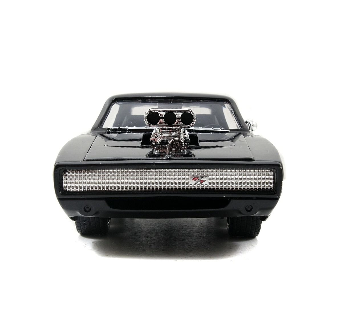 Fast & Furious 1: 24 1970 Dodge Charger (Street) W/Dom Toretto Figur for Kids age 8Y+, Black