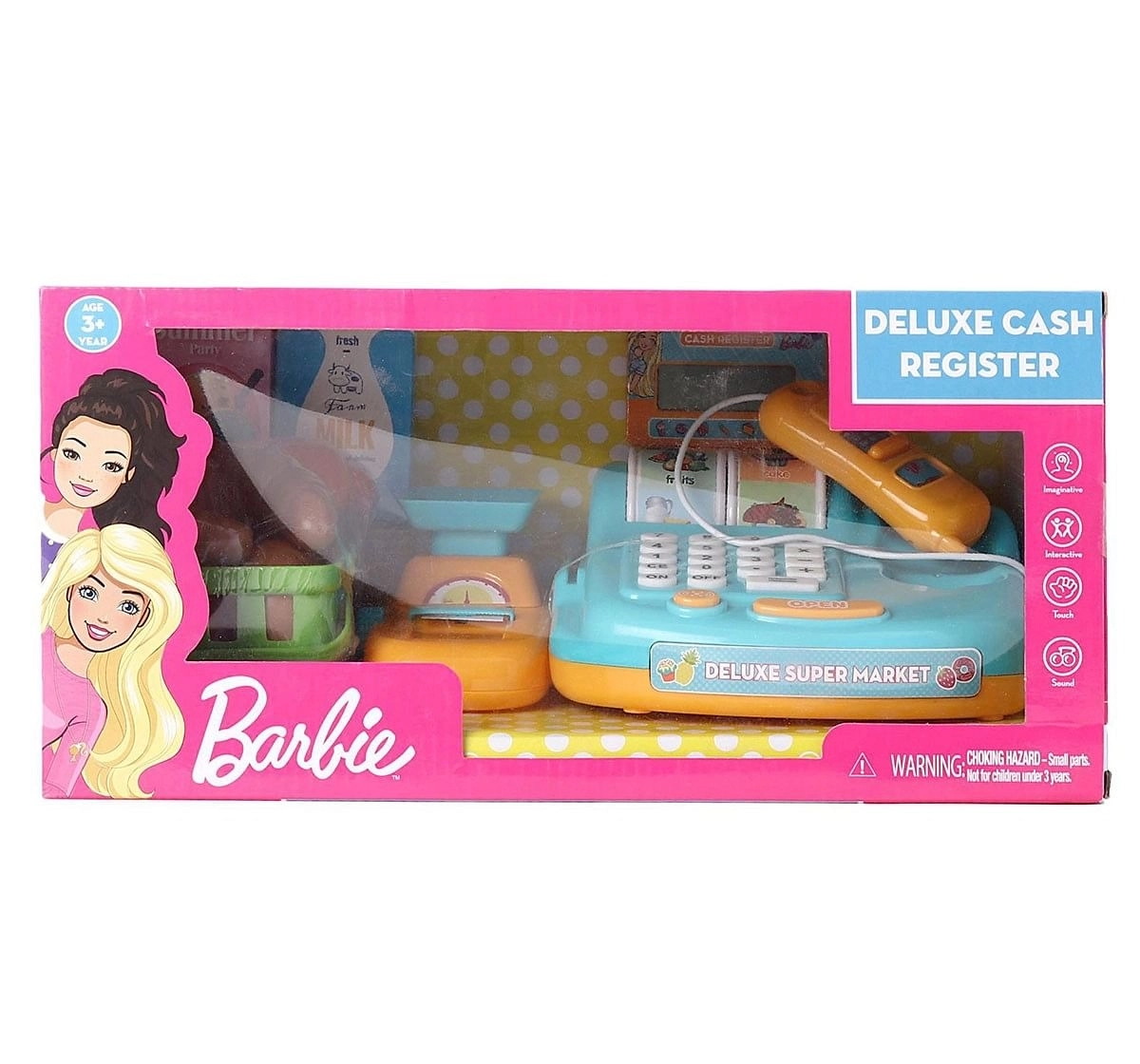 Barbie Mini Cash Register Set with Sound for age 3Y+