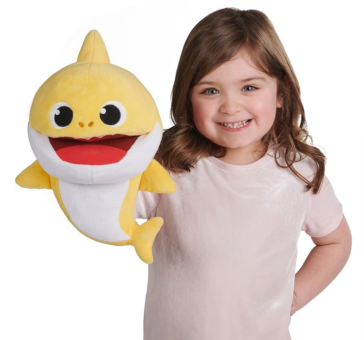 Pinkfong Shark Family Plush Puppet - Baby Shark for Kids age 3Y+