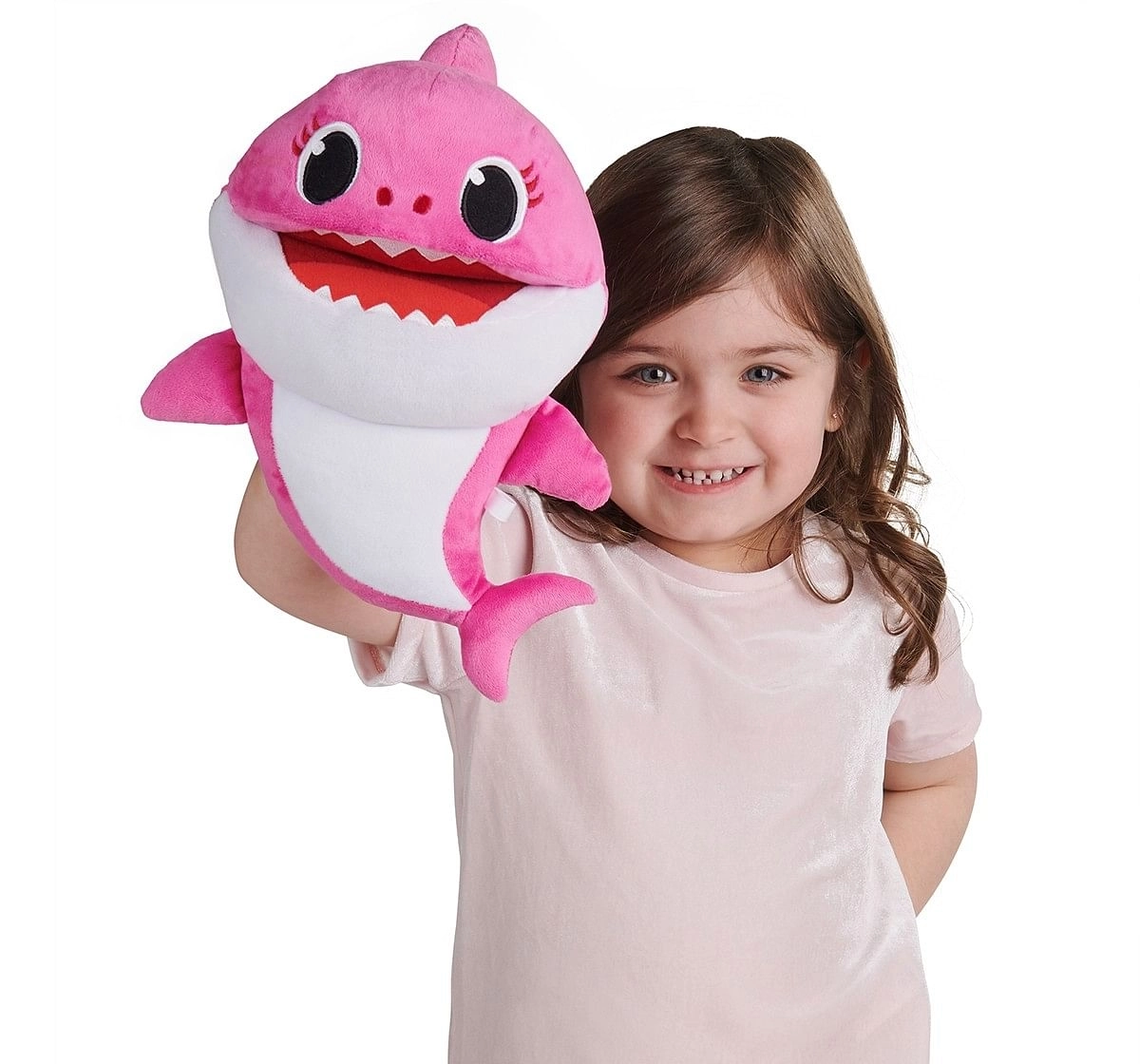Pinkfong Shark Family Plush Puppet - Mommy Shark for Kids age 3Y+