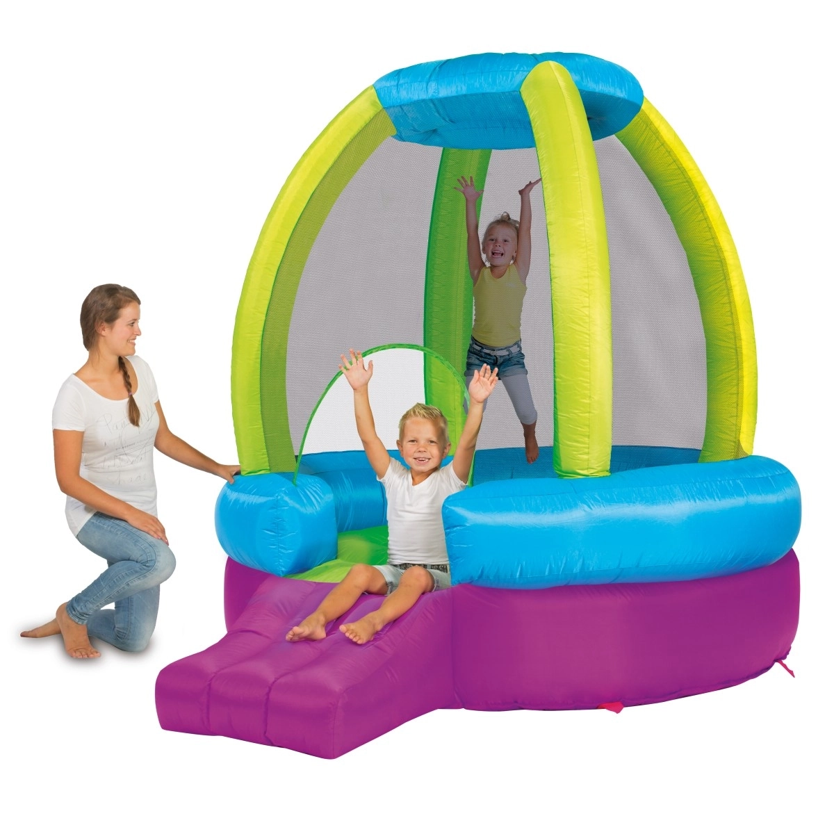 Plum Rocket Bouncer With Inflator & Storage Bag Multicolour 3Y+ 