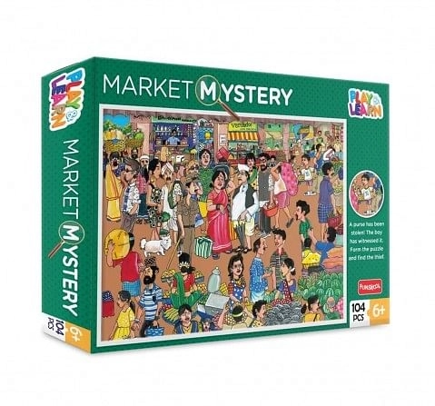 Play & Learn Play And Learn Market Mystery Puzzle, 2Y+ (Multicolor)