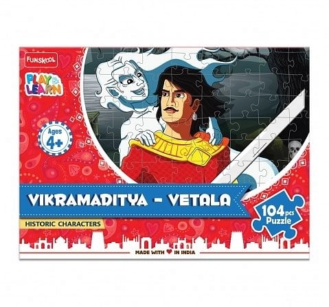 Play & Learn Vikramaditya - Vetala Puzzle 104 Pcs, 2Y+ (Multicolor)