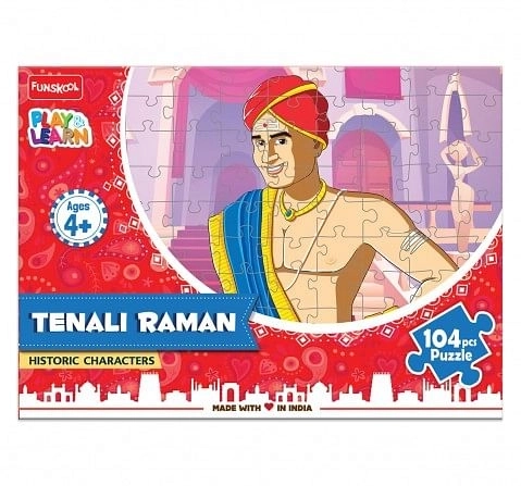 Play & Learn Tenali Raman Puzzle 104 Pcs, 2Y+ (Multicolor)