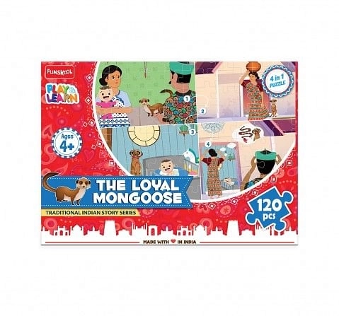 Play & Learn The Loyal Mongoose 120 Pcs, 2Y+ (Multicolor)