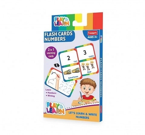 Play & Learn Flash Cards Numbers - Let'S Learn And Write Numbers, 2Y+ (Multicolor)