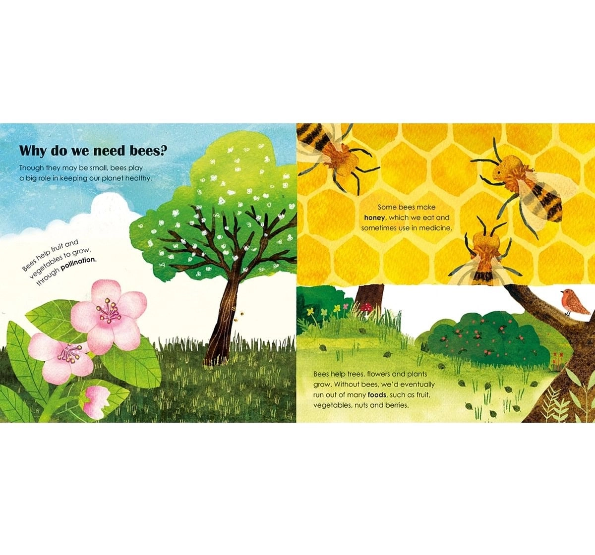 Ladybird Bees A lift the flap eco book Soft Cover Multicolour 5Y+