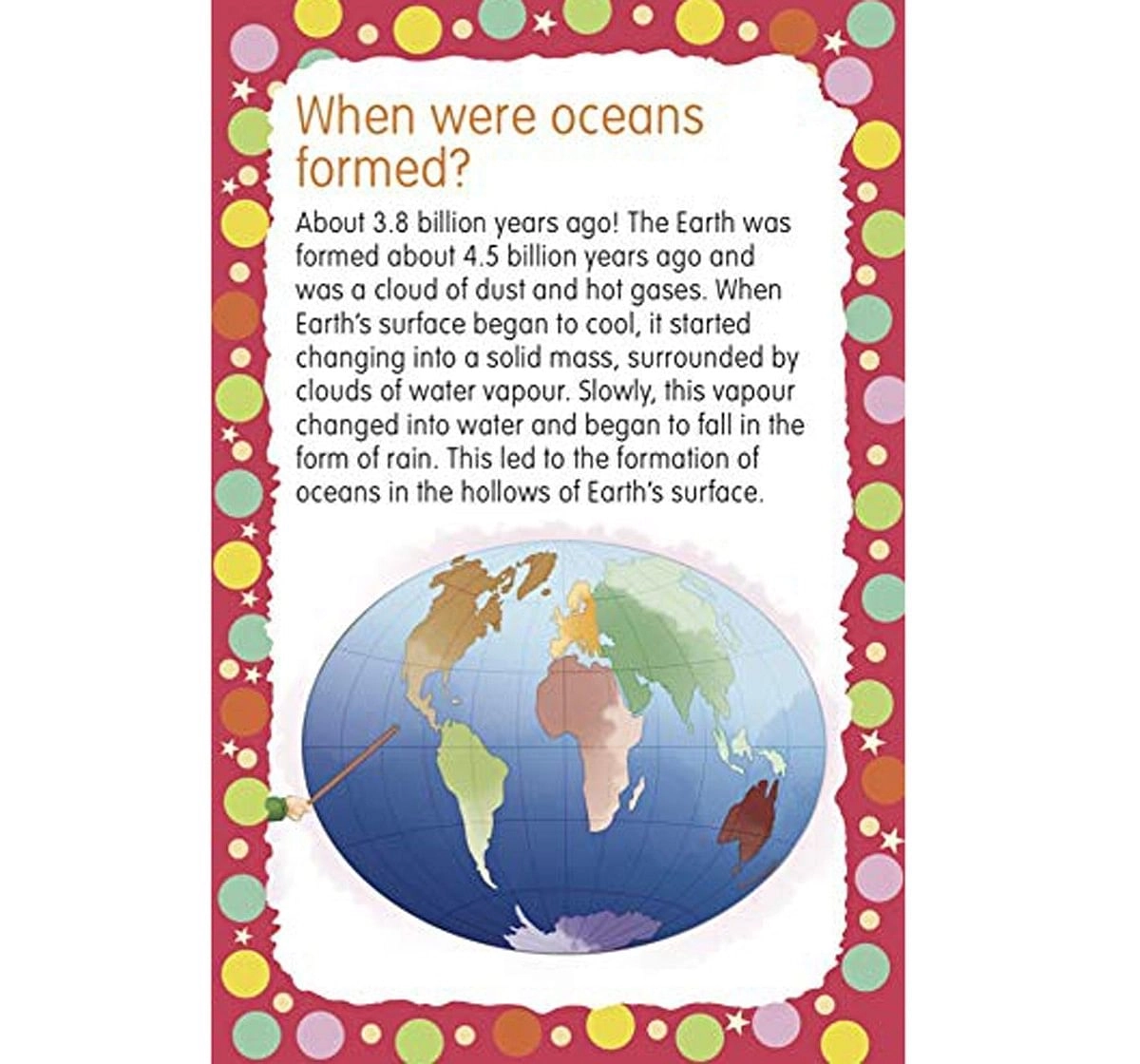 OM Books 99 Question & Answers Earth Flash Cards Multicolour 5Y+