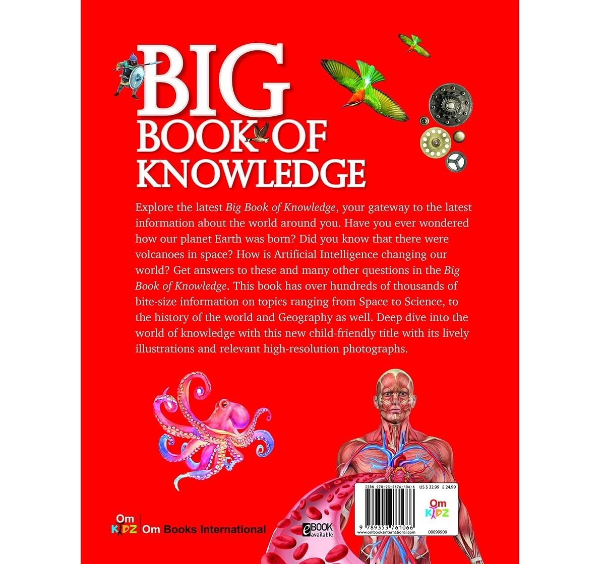 OM Books Big Book of Knowledge Multicolour 8Y+