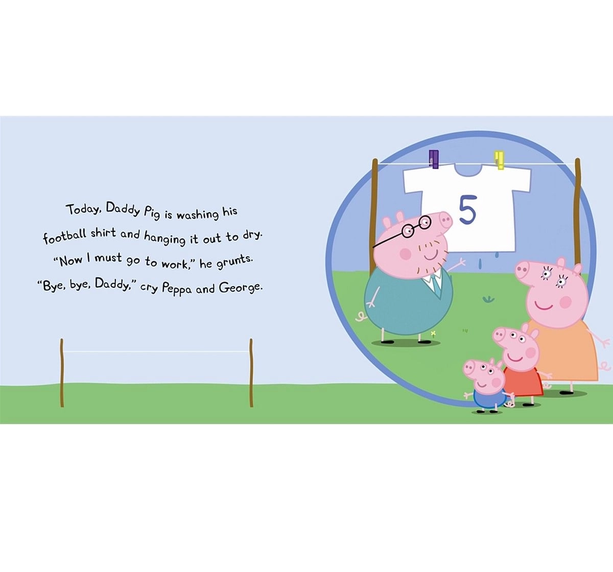 Peppa Pig Peppa's Washing Day Soft Cover Multicolour 3Y+