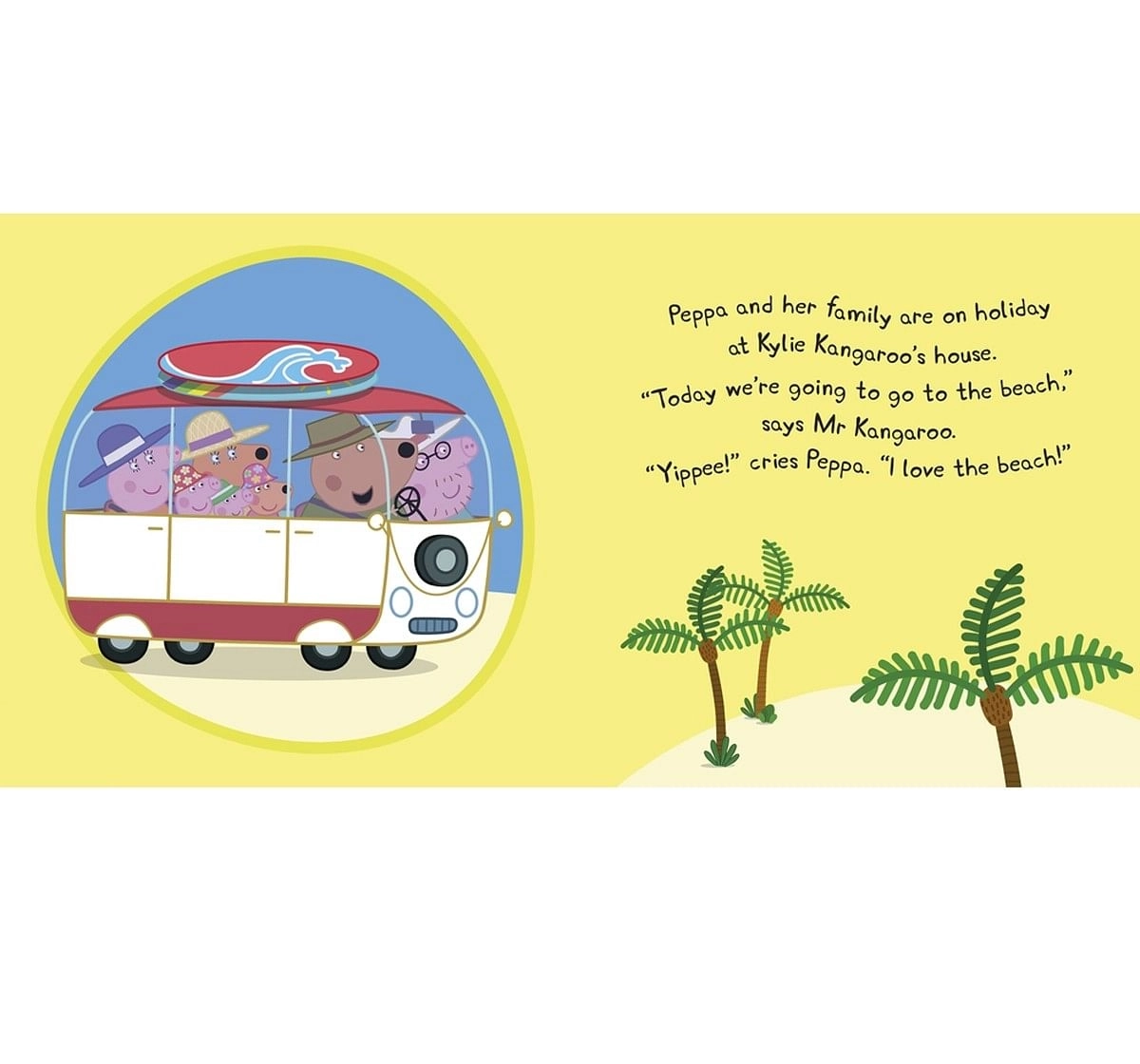 Peppa Pig Peppa at the Beach Soft Cover Multicolour 3Y+