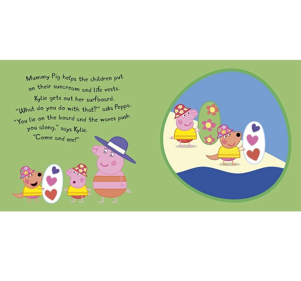 Peppa Pig Peppa at the Beach Soft Cover Multicolour 3Y+