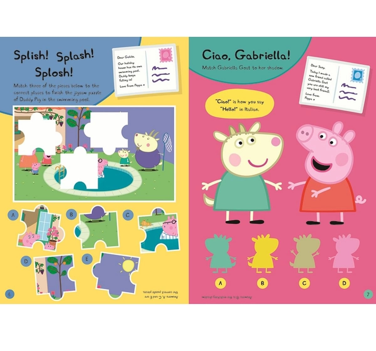 Peppa Pig Postcards From Peppa Soft Cover Multicolour 3Y+