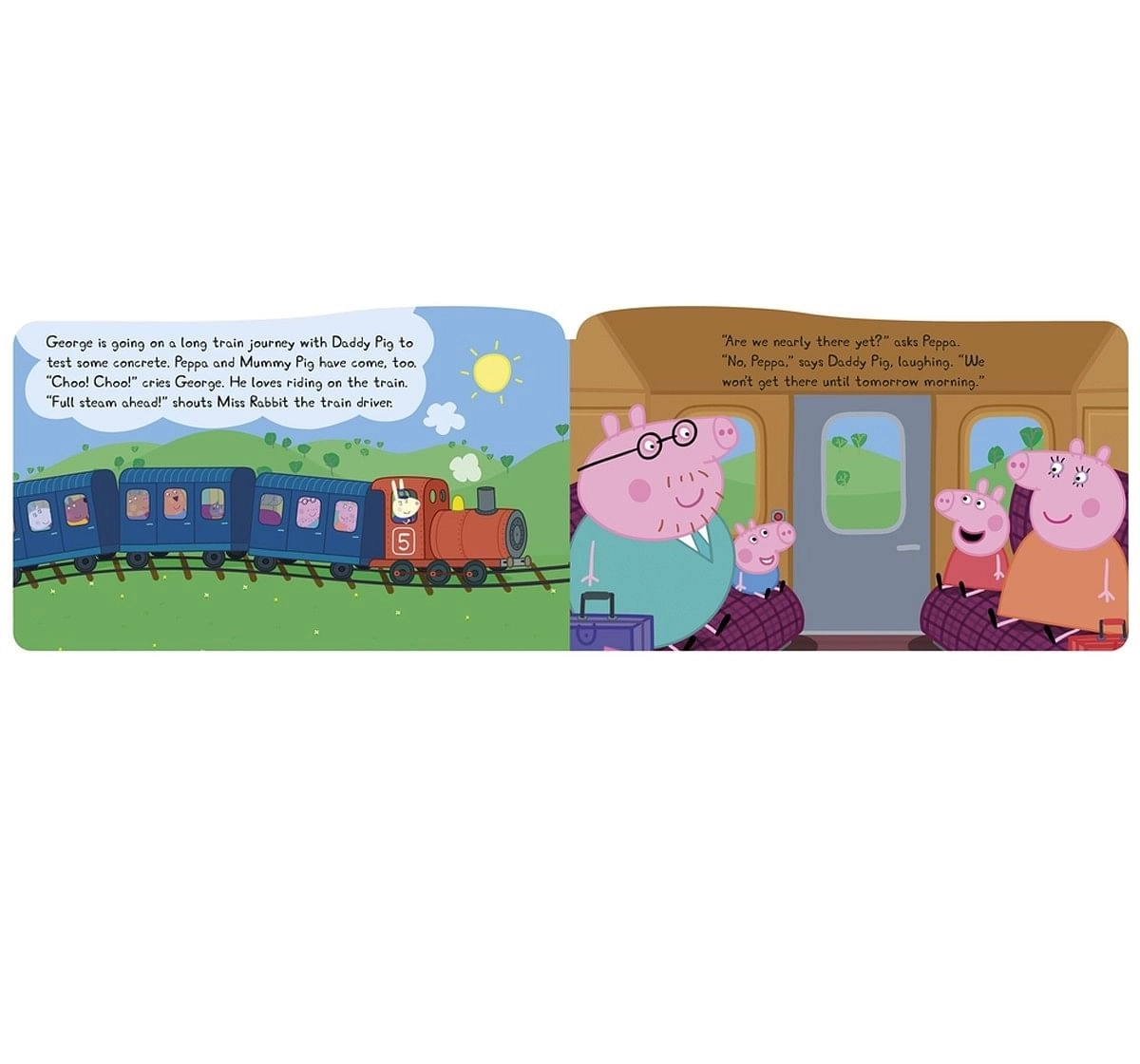 Peppa Pig George's Train Ride Soft Cover Multicolour 3Y+