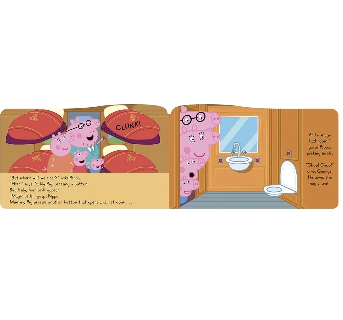 Peppa Pig George's Train Ride Soft Cover Multicolour 3Y+