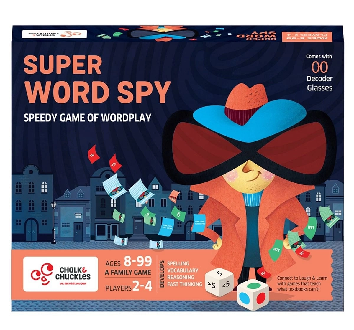 Chalk and Chuckles Super Word Spy,  6Y+