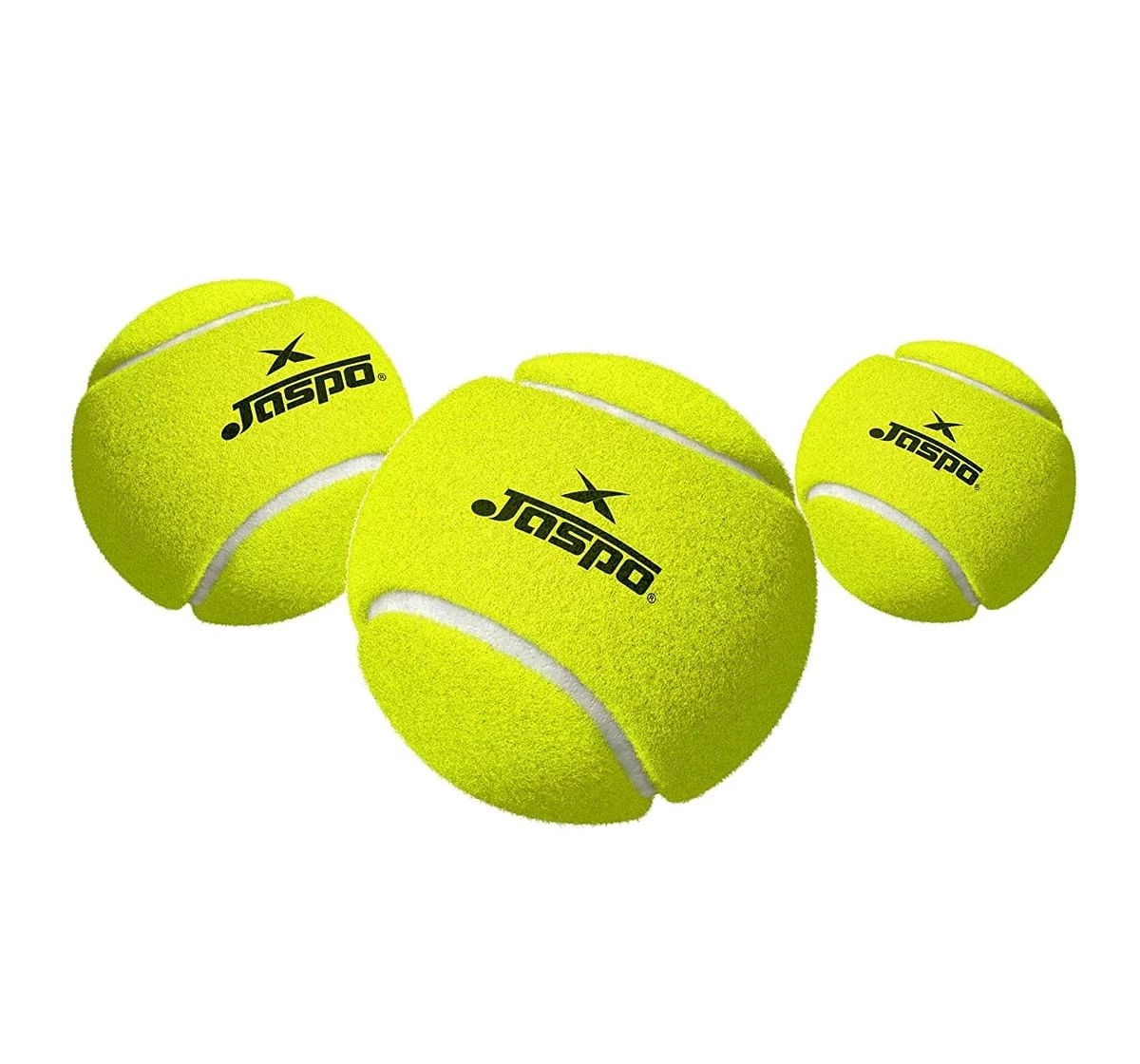 Jaspo Natural Rubber Synthetic Light Weight Cricket Tennis Ball Green