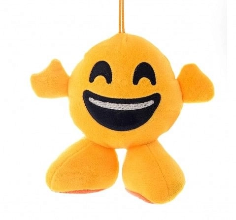 Dimpy Toys Assorted Emoji Dolls Hanging 7 Inch, Unisex, 3Y+(Multicolour)